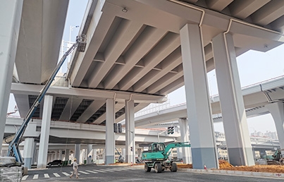 贛州快速路高架涂裝