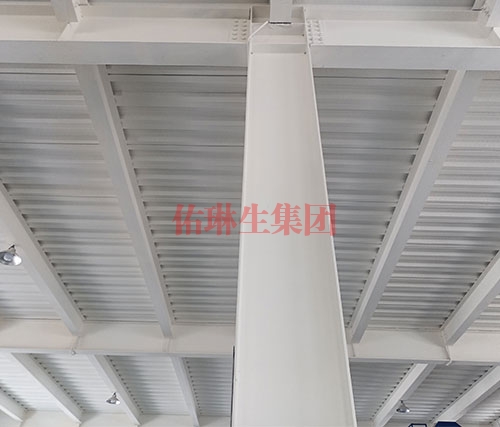 薄型鋼結(jié)構(gòu)防火涂料-噴涂后效果